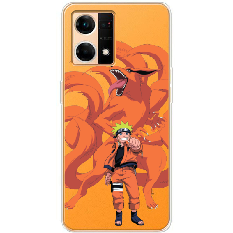 Прозрачный чехол BoxFace OPPO Reno 7 4G Naruto and Kurama