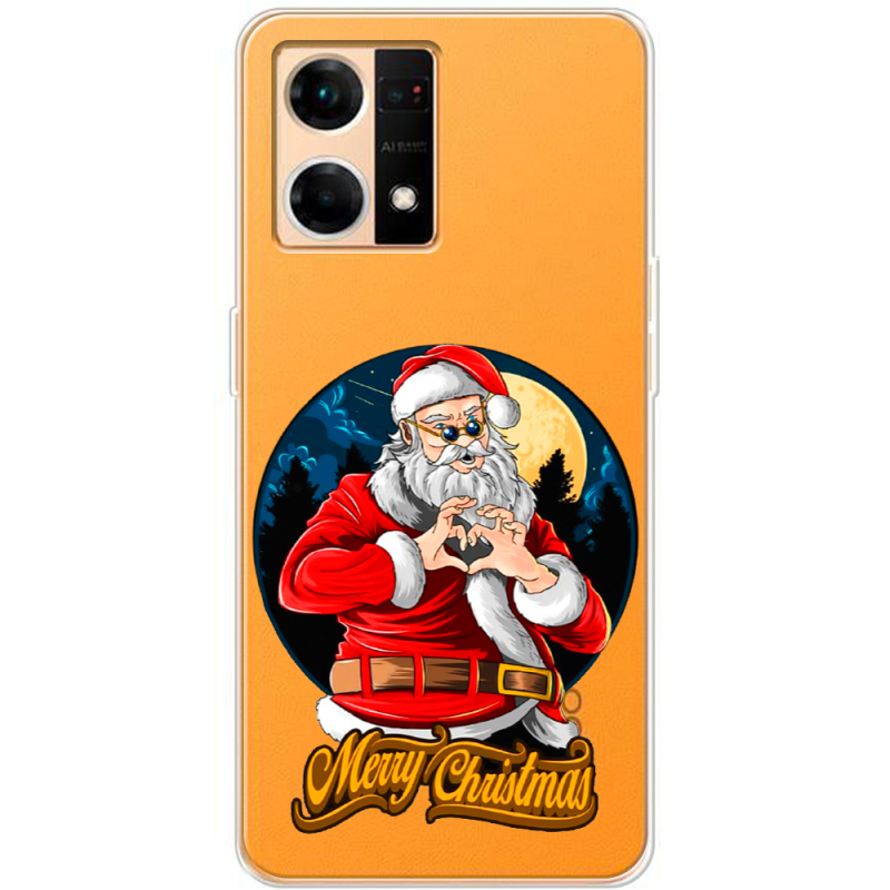 Прозрачный чехол BoxFace OPPO Reno 7 4G Cool Santa