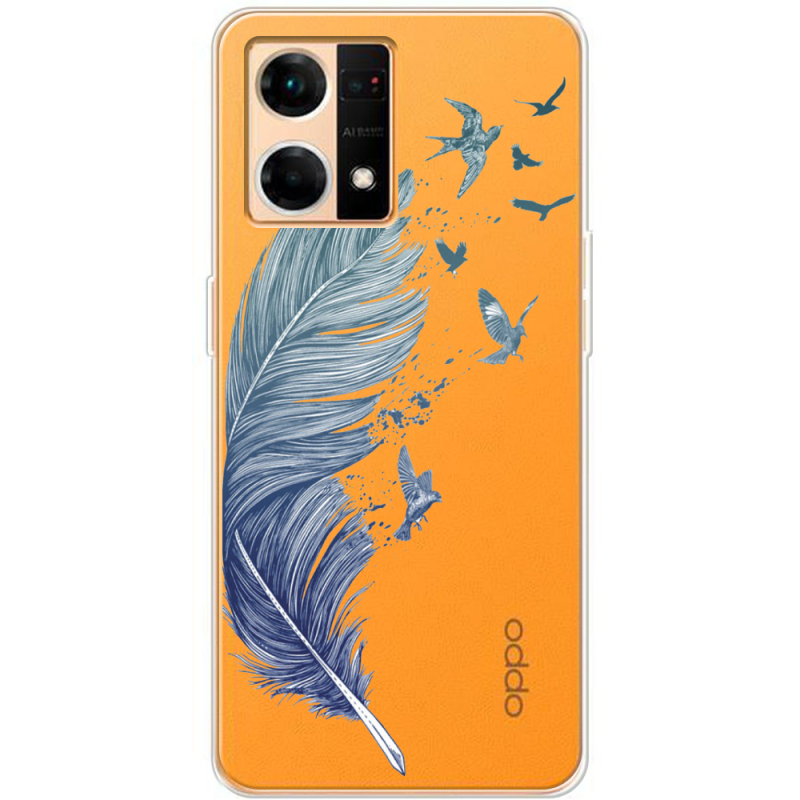 Прозрачный чехол BoxFace OPPO Reno 7 4G Feather