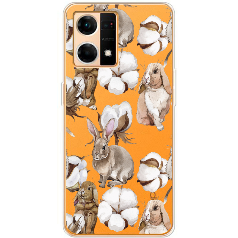 Прозрачный чехол BoxFace OPPO Reno 7 4G Cotton and Rabbits