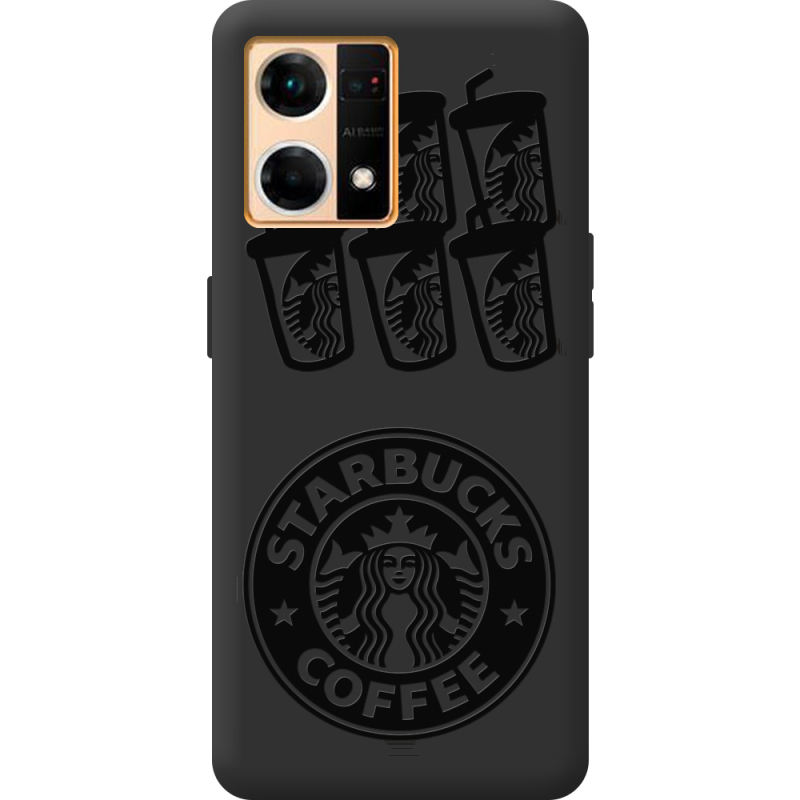 Черный чехол BoxFace OPPO Reno 7 4G Black Coffee