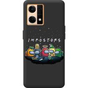 Черный чехол BoxFace OPPO Reno 7 4G Among Us Impostors