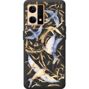 Черный чехол BoxFace OPPO Reno 7 4G Ластівки