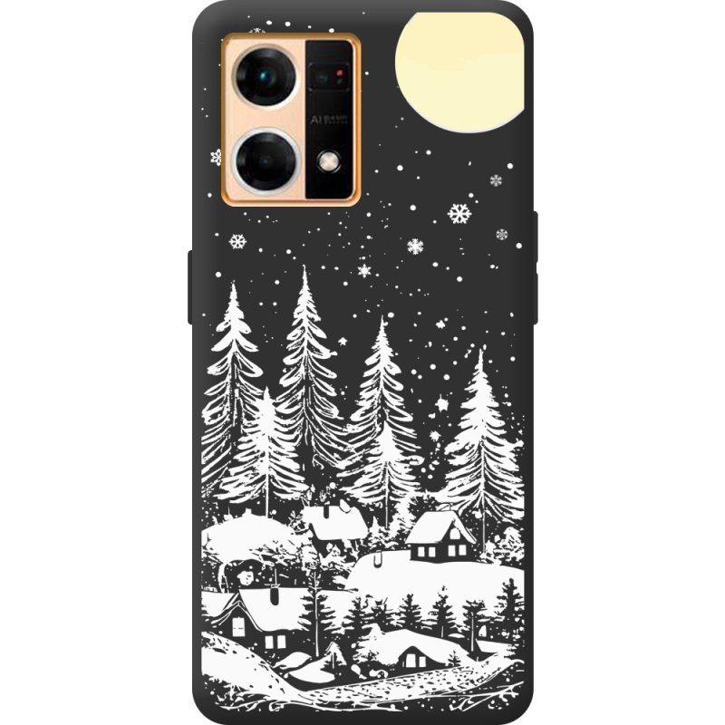 Черный чехол BoxFace OPPO Reno 7 4G 