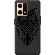 Черный чехол BoxFace OPPO Reno 7 4G Owl