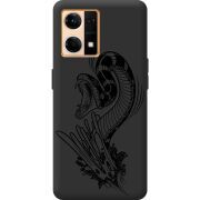 Черный чехол BoxFace OPPO Reno 7 4G Snake