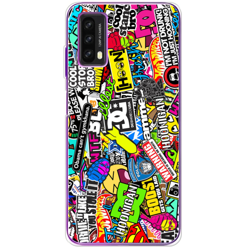 Чехол BoxFace Blackview A90 Multicolored Inscriptions
