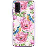 Чехол BoxFace Blackview A90 Birds and Flowers