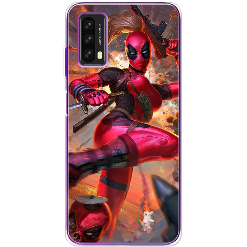 Чехол BoxFace Blackview A90 Woman Deadpool