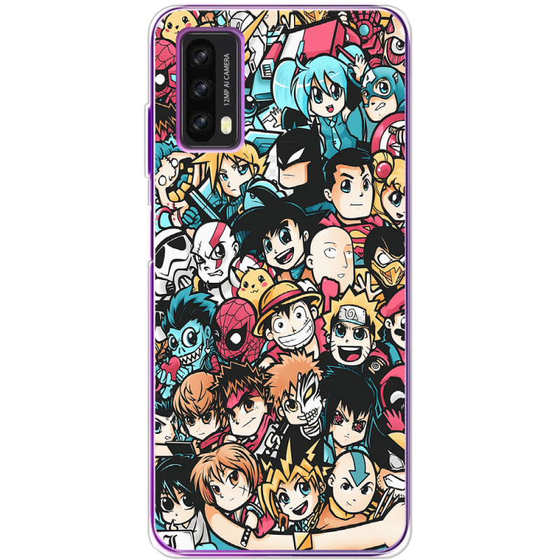 Чехол BoxFace Blackview A90 Anime Stickers