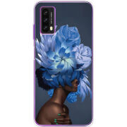 Чехол BoxFace Blackview A90 Exquisite Blue Flowers