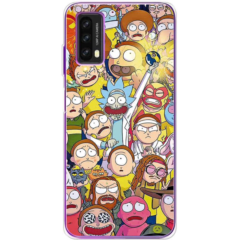 Чехол BoxFace Blackview A90 Rick and Morty