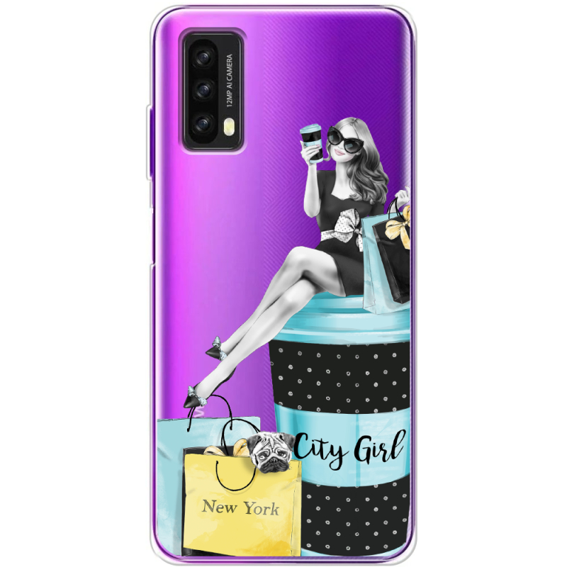 Прозрачный чехол BoxFace Blackview A90 City Girl