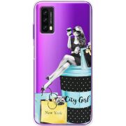 Прозрачный чехол BoxFace Blackview A90 City Girl