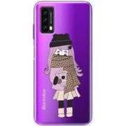 Прозрачный чехол BoxFace Blackview A90 Winter Morning Girl