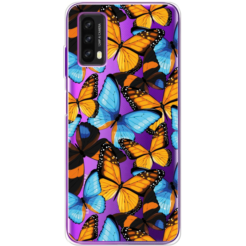 Прозрачный чехол BoxFace Blackview A90 Butterfly Morpho