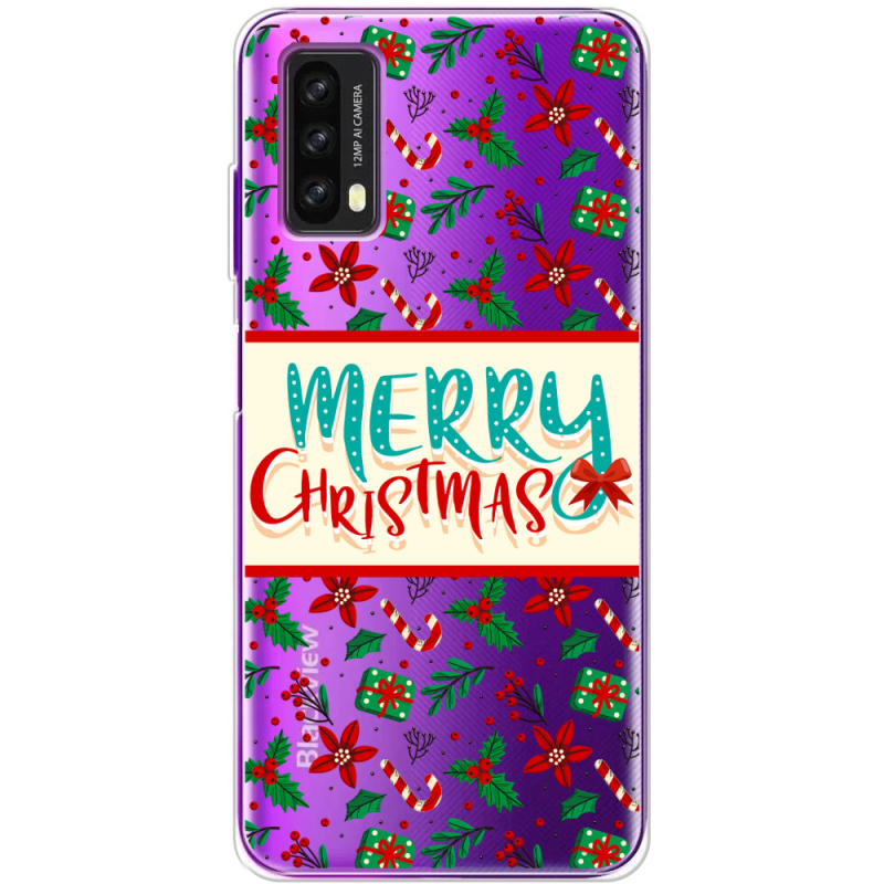 Прозрачный чехол BoxFace Blackview A90 Vintage Christmas Pattern