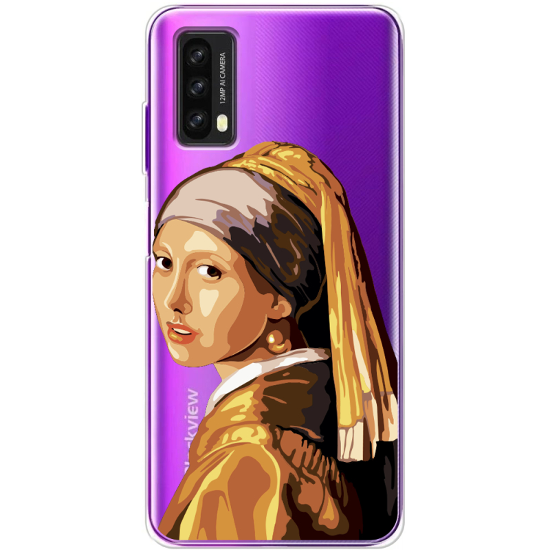 Прозрачный чехол BoxFace Blackview A90 Девушка с жемчужной серёжкой