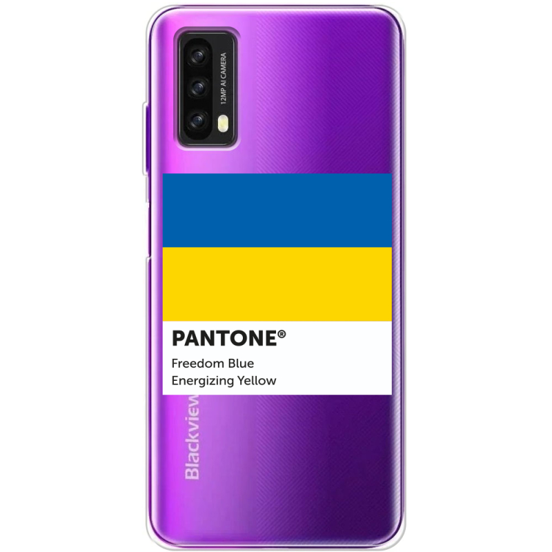 Прозрачный чехол BoxFace Blackview A90 Pantone вільний синій