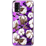 Прозрачный чехол BoxFace Blackview A90 Cotton flowers