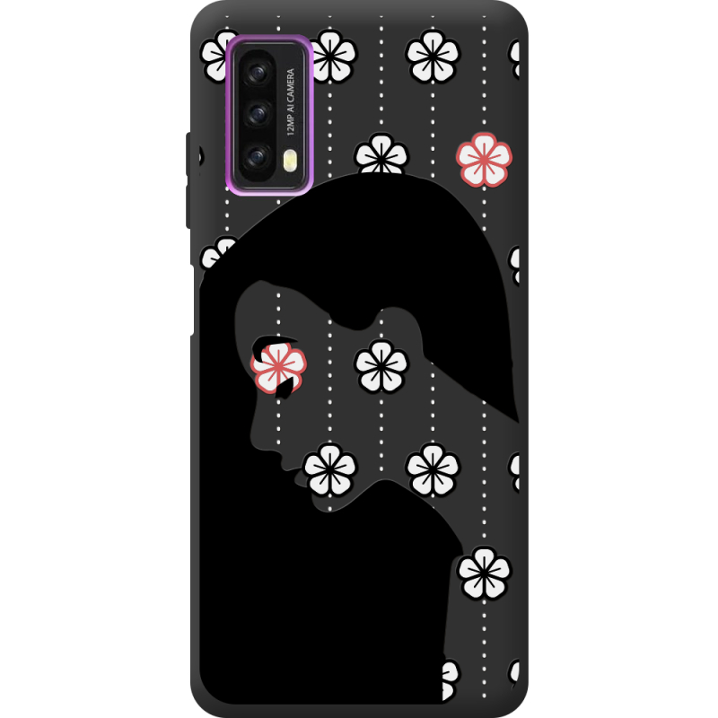 Черный чехол BoxFace Blackview A90 Flower Hair