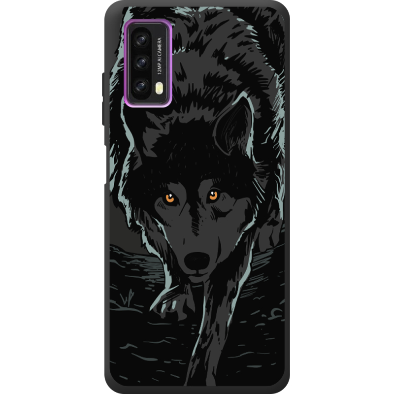 Черный чехол BoxFace Blackview A90 Wolf