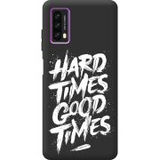 Черный чехол BoxFace Blackview A90 Hard Times Good Times