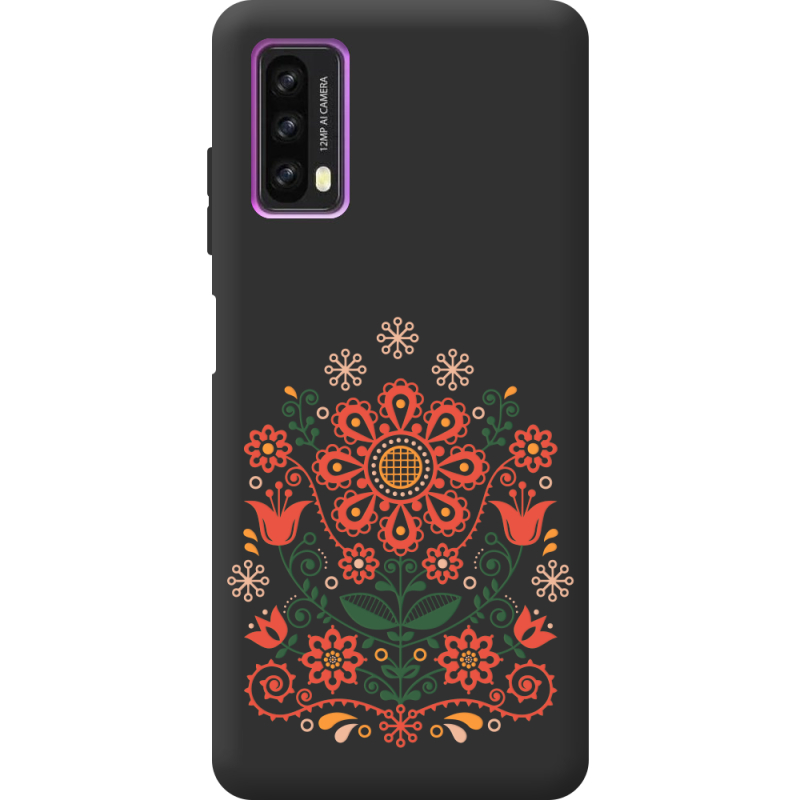 Черный чехол BoxFace Blackview A90 Ukrainian Ornament