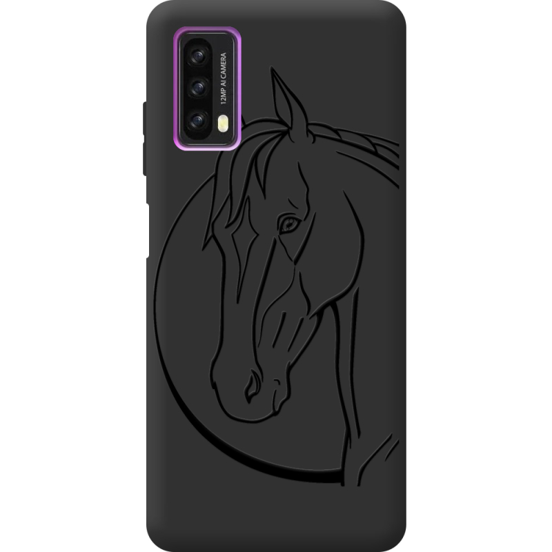 Черный чехол BoxFace Blackview A90 Horse