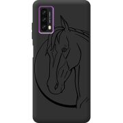 Черный чехол BoxFace Blackview A90 Horse