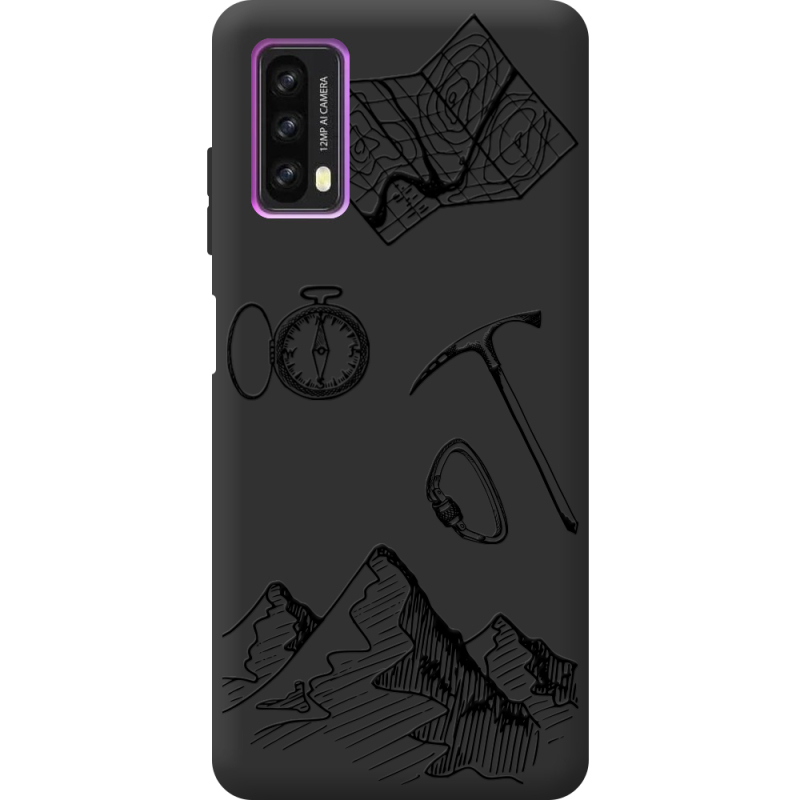 Черный чехол BoxFace Blackview A90 Mountains