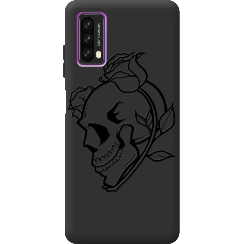 Черный чехол BoxFace Blackview A90 Skull and Roses