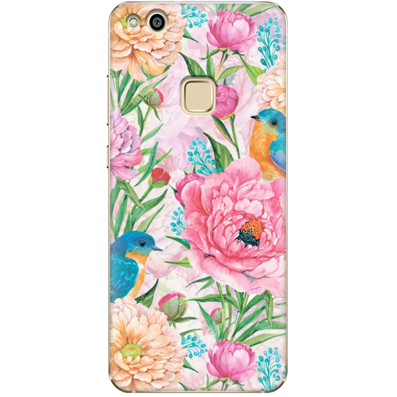 Чехол Uprint Huawei P10 Lite Birds in Flowers