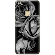 Чехол Uprint Huawei P10 Lite Black and White Roses