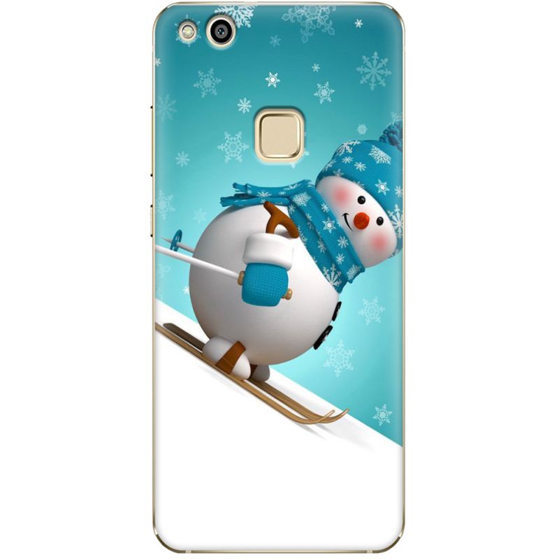 Чехол Uprint Huawei P10 Lite Skier Snowman