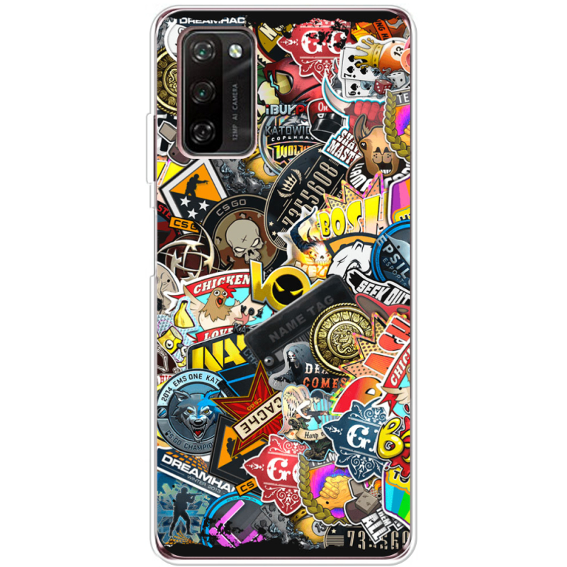 Чехол BoxFace Blackview A100 CS:Go Stickerbombing