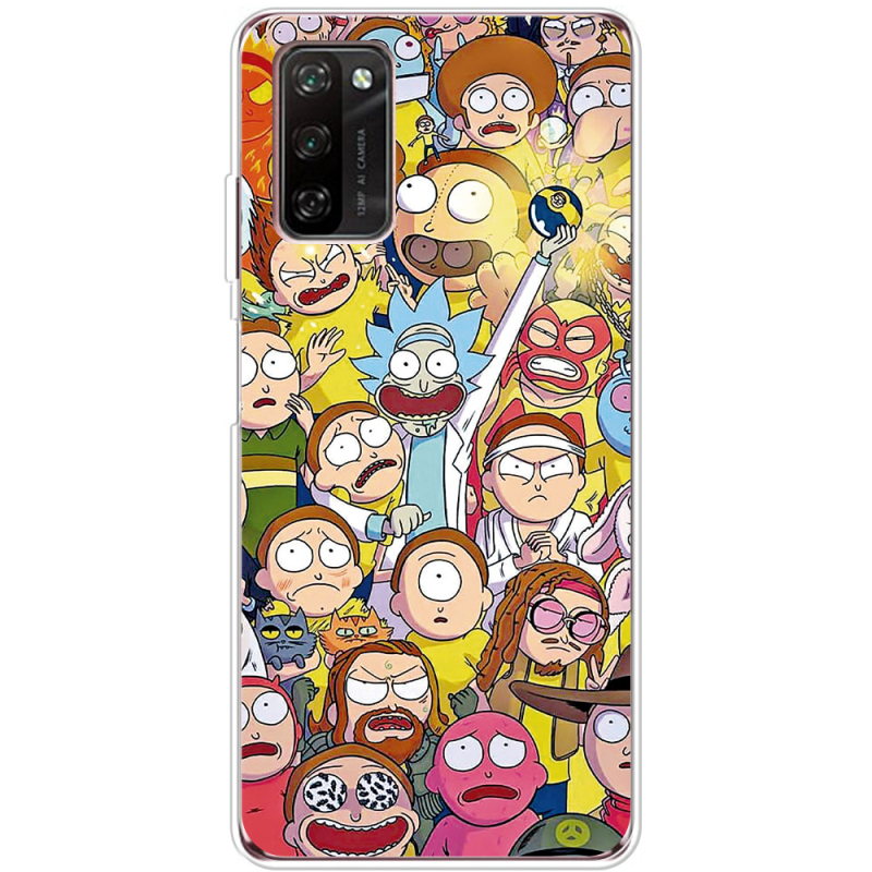 Чехол BoxFace Blackview A100 Rick and Morty