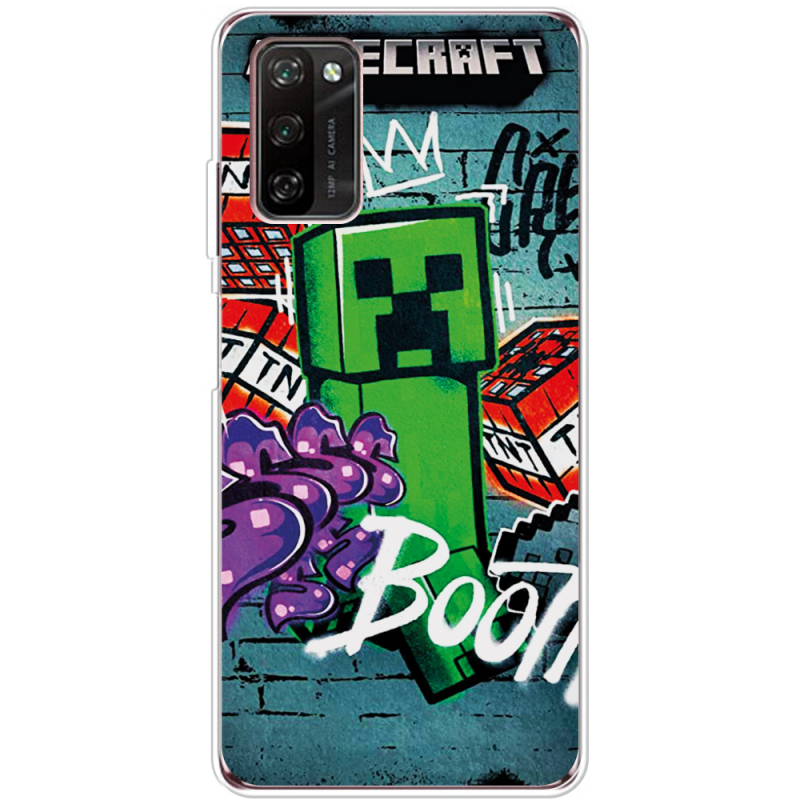 Чехол BoxFace Blackview A100 Minecraft Graffiti