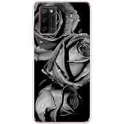 Чехол BoxFace Blackview A100 Black and White Roses