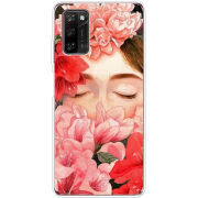 Чехол BoxFace Blackview A100 Girl in Flowers