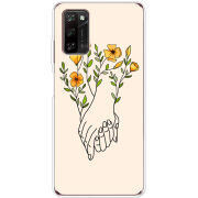 Чехол BoxFace Blackview A100 Flower Hands