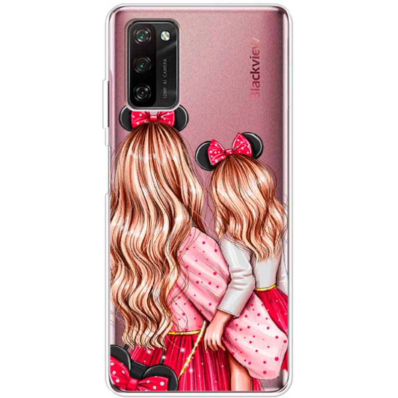 Прозрачный чехол BoxFace Blackview A100 Mouse Girls