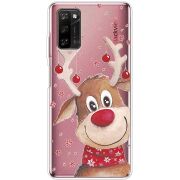 Прозрачный чехол BoxFace Blackview A100 Winter Deer