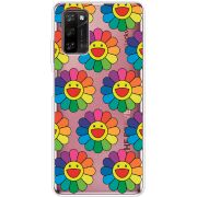 Прозрачный чехол BoxFace Blackview A100 Hippie Flowers