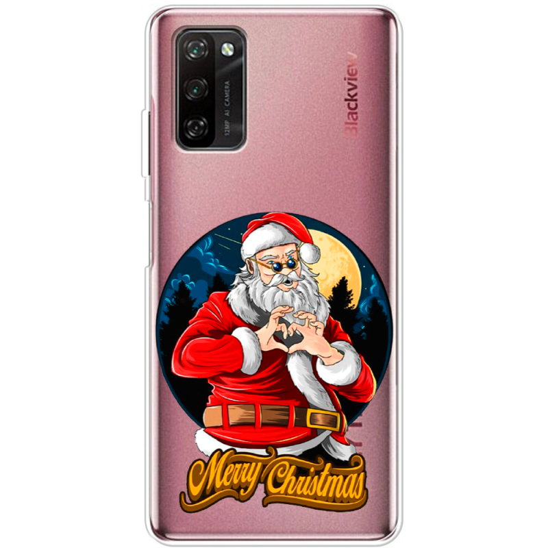 Прозрачный чехол BoxFace Blackview A100 Cool Santa