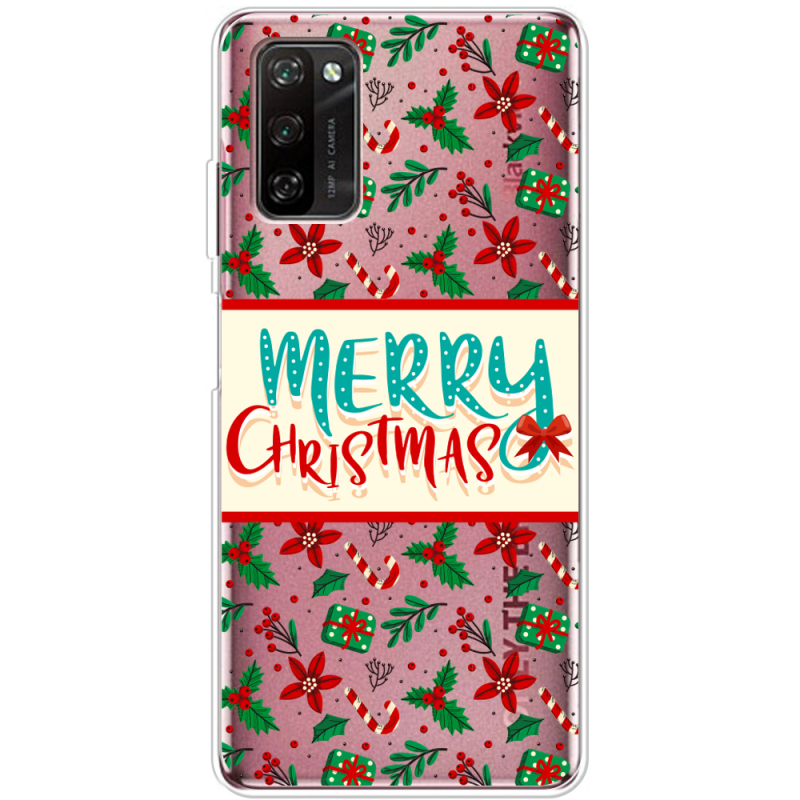 Прозрачный чехол BoxFace Blackview A100 Vintage Christmas Pattern