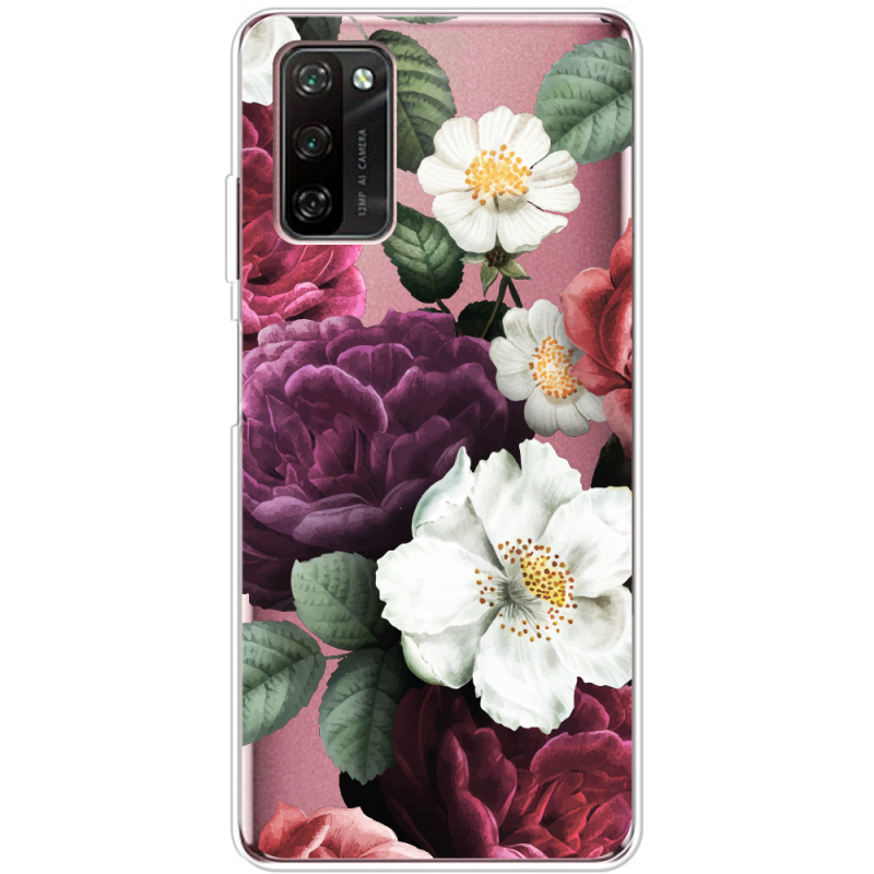 Прозрачный чехол BoxFace Blackview A100 Floral Dark Dreams