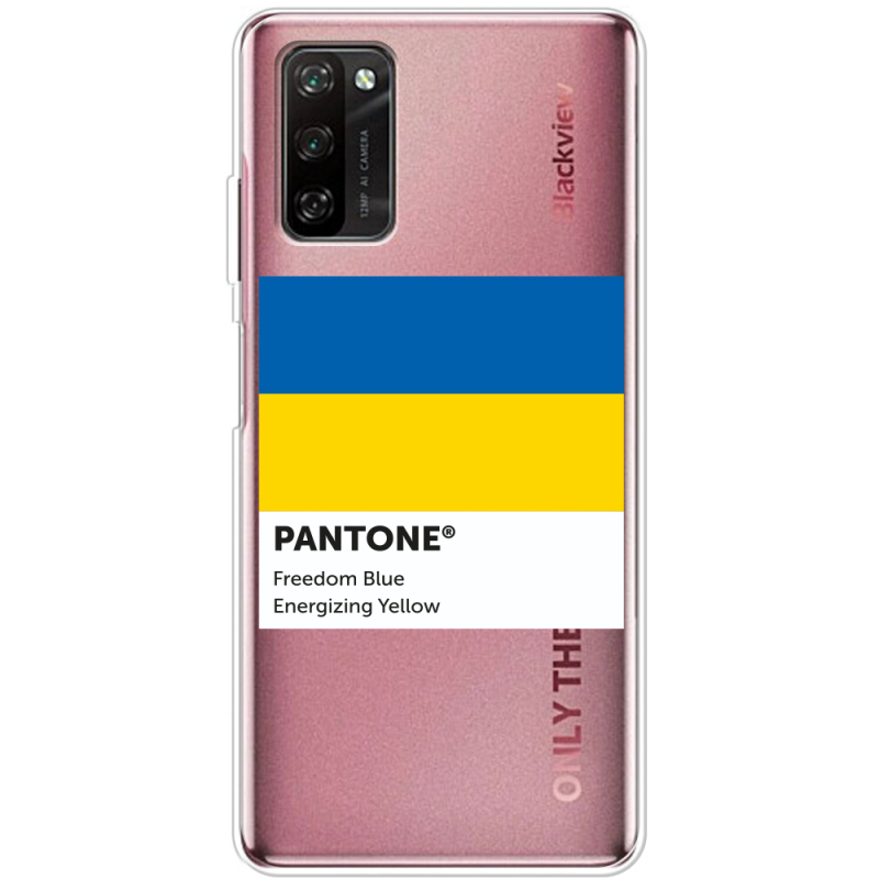 Прозрачный чехол BoxFace Blackview A100 Pantone вільний синій