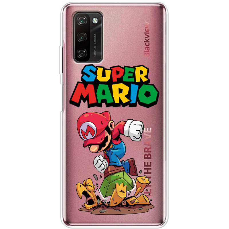 Прозрачный чехол BoxFace Blackview A100 Super Mario