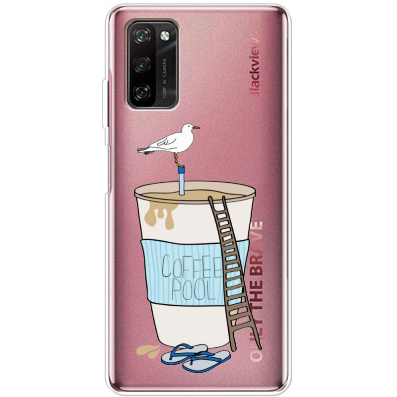 Прозрачный чехол BoxFace Blackview A100 Segull in Cofee Pool